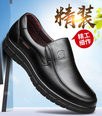 Handmade Shoes Genuine Leather Casual Shoes For Men Flat Platform Walking Shoes Outdoor Footwear Loafers Breathable Sneakers