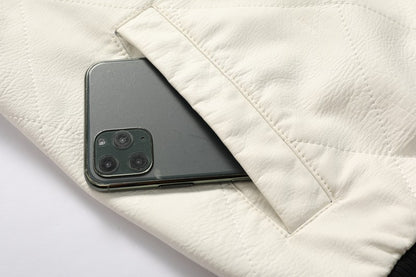 Autumn Winter Bomber Leather Jacket Men Scorpion Embroidery Hooded Jacket PU Leather Motorcycle Mens Ryan Gosling Drive Jacket