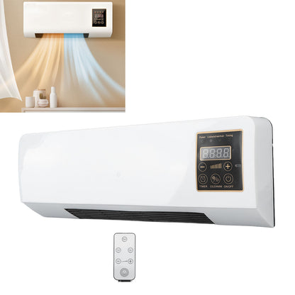 Pequeno Condicionador Aquecedor Portátil Montado na Parede Condicionamento Ventilador Quente para Banheiro Quarto Plugue UE 220V