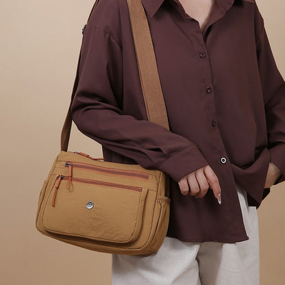 2025 Women's Crossbody Bag Lightweight Waterproof Nylon Shoulder Bag Multi-pocket Fashion Handbag for Women Casual Purse