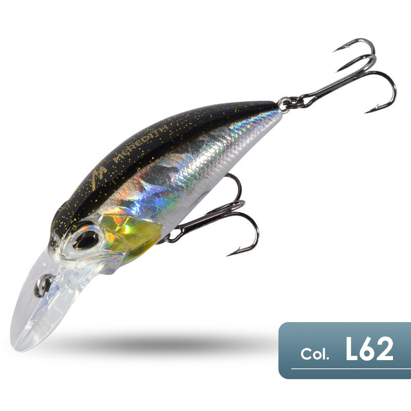 MEREDITH JERK CRANK M65 8A 14g Hot Model Isca de Pesca Artificial Rígida 11 Cores Wobbler Minnow Profissional de Qualidade Profundidade 2.0-2.5m