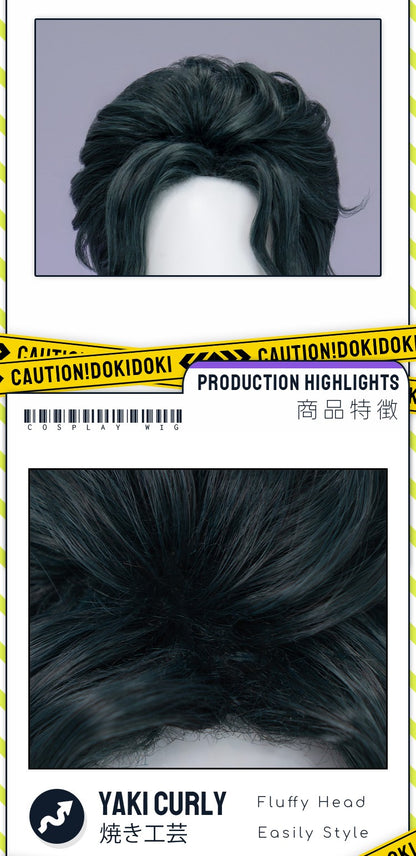 ?Ready for Ship?Idia Malleus Leona Vil Crowley Wig Game Cosplay DokiDoki Men 120cm Long Hair Fiber Idia Halloween  Free Wig Cap