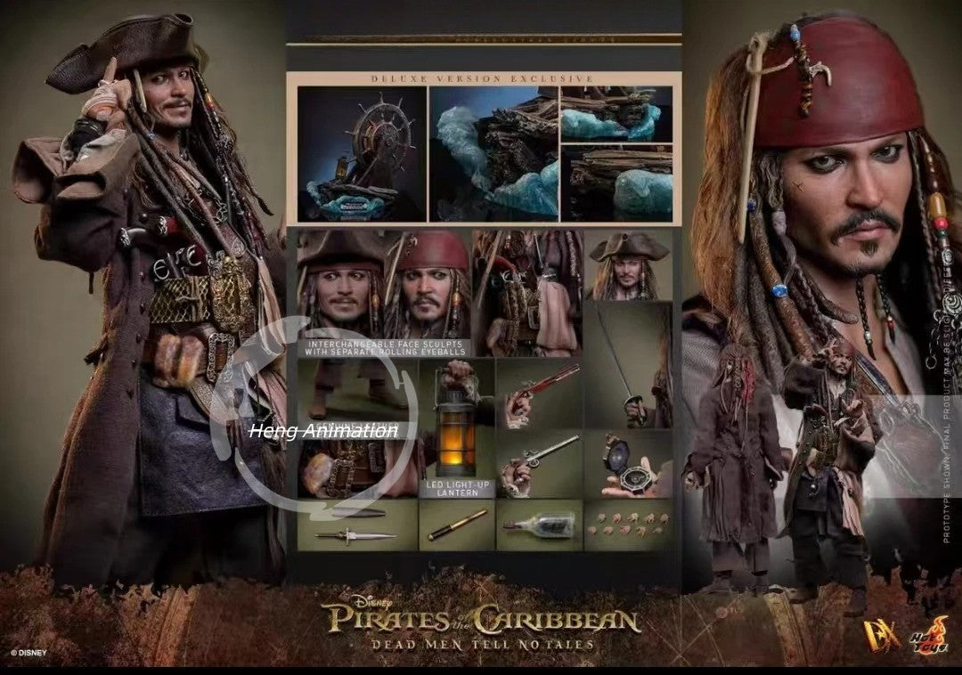 HT DX37 DX38 DX38AE Capitão Personagens Clássicos de Filmes em Escala 1/6 Conjunto Completo para Boneco de Ação de 12 polegadas Brinquedos Pirata