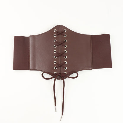 Medieval Wide Leather Armor Belt Steampunk Waist Costume Accessory Women Men Viking Knight Antique Waistband For Larp Cosplay
