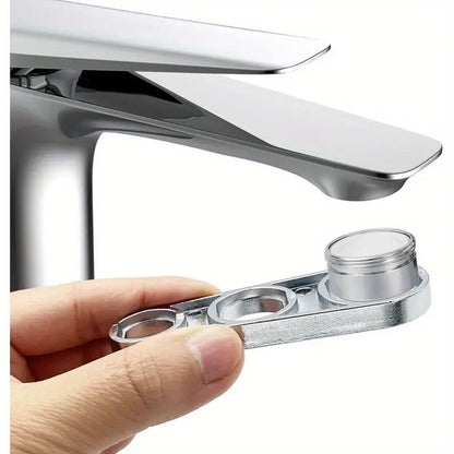 Chave Universal para Aerador de Torneira, Ferramenta 6 em 1 de Liga de Zinco para Bicas de Cozinha e Banheiro