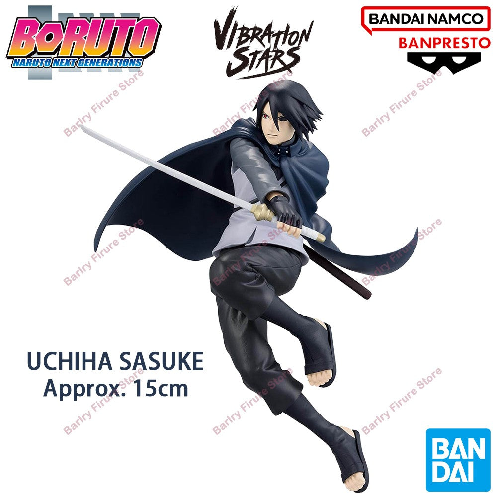 Em Estoque BANPRESTO Vibration Stars Boruto: Naruto Next Generations Uzumaki Boruto Uchiha Sasuke Anime Figure Brinquedos em Caixa