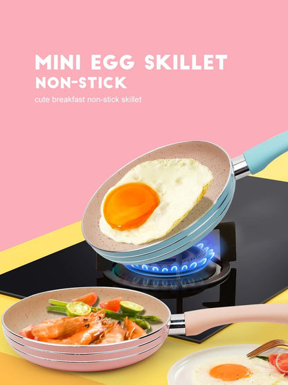 16cm Mini Non-stick Frying Pan Egg pan Breakfast Omelet Pans Skillet Pancake Home Induction Gas Stove Saucepan Kitchen Cookware