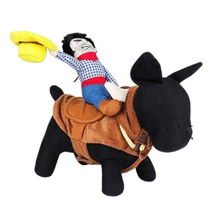 Roupas de Cachorro Fantasia de Cowboy Engraçada para Cães, Traje de Algodão para Cães Pequenos, Médios e Grandes, Suprimentos para Animais de Estimação, Presente e Decoração para Cães