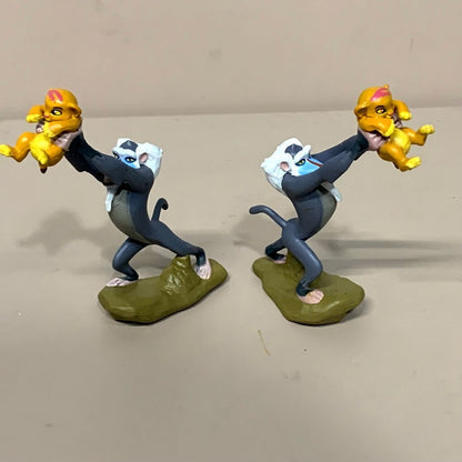 Conjunto de Figuras Disney O Rei Leão Mega Deluxe Simba Timon Mufasa Pumbaa Zazu Rafiki Girafa Zebra Anime Desenho Animado Modelo Presente Infantil