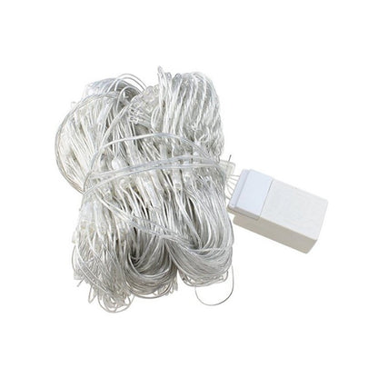 LED Mesh String Lights, 3mX2m String Lights with 8 Modes, European Plug Christmas Outdoor Lights Mesh Fairy Light Garland