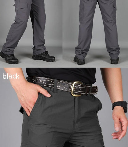 Male Cargo Pants Men Army Military Tactical Pants Streetwear Jogger Trekking Hiking Mountain Work Tourism Trousers Slim Fit