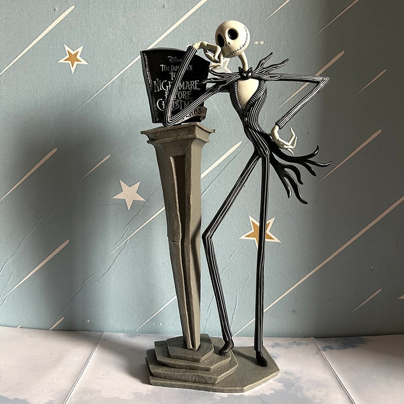 The Nightmare Before Christmas Jack Skellington Figures 25th Anniversary Years Tim Burton Figura Collectible Model Toys