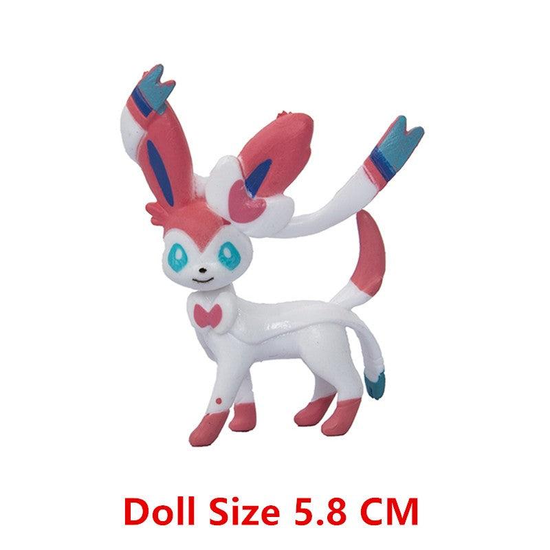 Pokemon Anime Figura Pikachu Sol Elfo Eevee Gengar Monstruo de Bolso Desenhos Animados Figura Modelo Brinquedo de Ação Presente para Crianças Comprar em grande quantidade