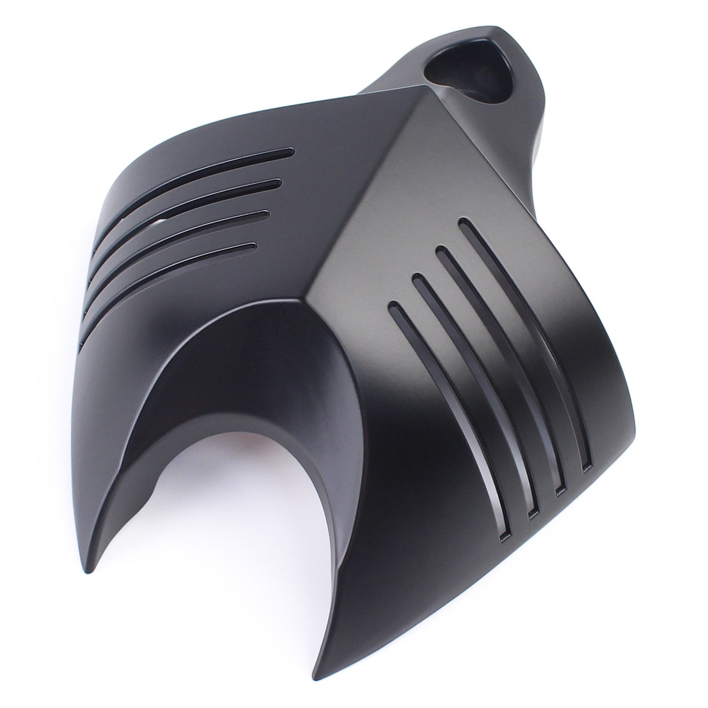 Mptprcycle Capa de buzina dupla preta Cowbell para Harley Big Twins V-Rods 1992-2020