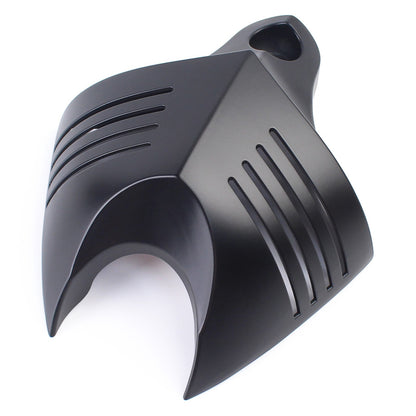 Mptprcycle Capa de buzina dupla preta Cowbell para Harley Big Twins V-Rods 1992-2020