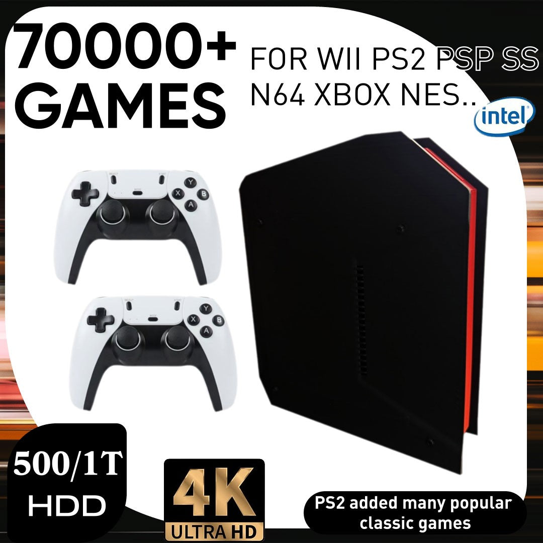 X4 Retro Video Game Console With 1T Dual-system and I3-3110M CPU  For PS2/PSP/WII/N64/DC/SS Children Gaming Gifts For Men Gift