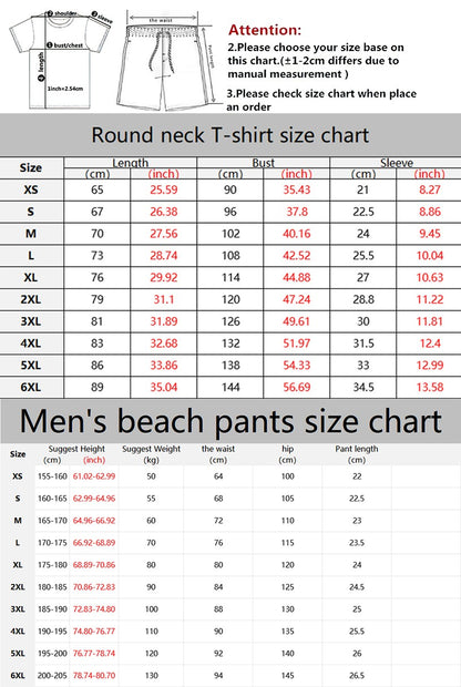 The 2025 summer new men's suit features a retro Teddy bear printed round-neck T-shirt and shorts, knitted polyester men's wear