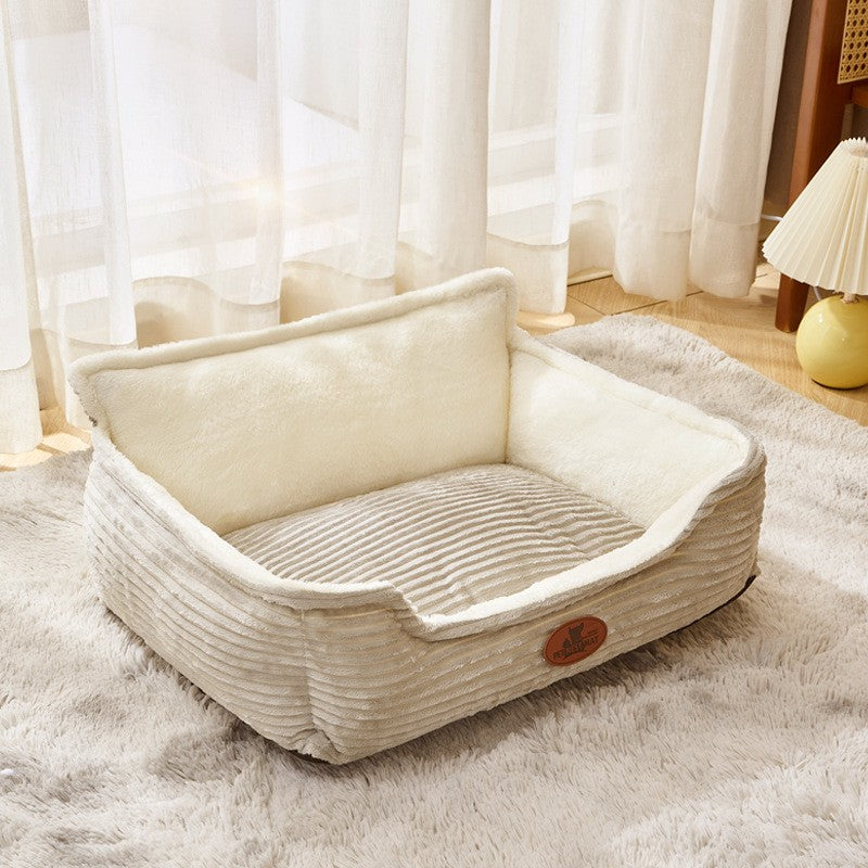 Cama para Cães e Gatos, Lavável, Sofá para Cães de Raças Pequenas a Médias, Tapete para Todas as Estações, Acessórios Duráveis e Confortáveis para Cães, Artigos para Animais de Estimação