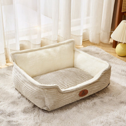 Cama para Cães e Gatos, Lavável, Sofá para Cães de Raças Pequenas a Médias, Tapete para Todas as Estações, Acessórios Duráveis e Confortáveis para Cães, Artigos para Animais de Estimação