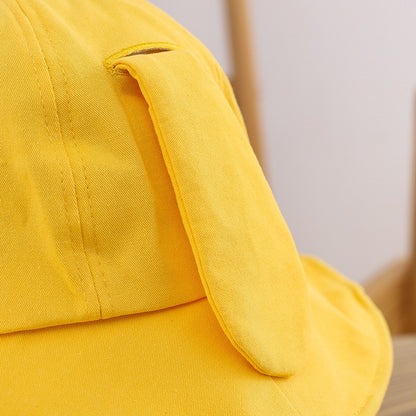 Kids Summer Broad-brimmed Cotton Hats Children Bucket Caps for Beach Holiday Boys Girls Sun Protection Hat Parent-child Outfit