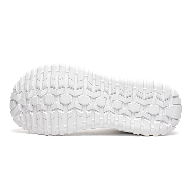 HOBIBEAR Wide Toe Walking Shoes Men Women Non Slip Outdoor Sneakers Lace Up Mesh Breathable Running Shoes