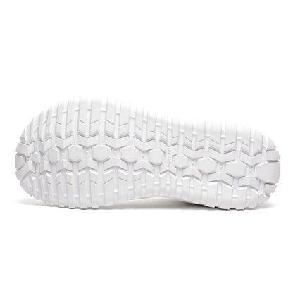 HOBIBEAR Wide Toe Walking Shoes Men Women Non Slip Outdoor Sneakers Lace Up Mesh Breathable Running Shoes