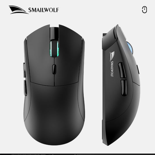 SMAILWOLF RS7 Bluetooth wireless three-mode e-sports gaming mouse 2000DPI six-speed adjustable PAW3311 gaming office mouse