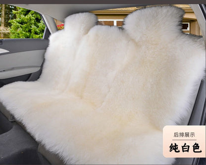 1 Peça Quente Pelúcia Capas de Assento de Carro Universal Longa Lã de Pelo Capa de Assento Dianteiro de Carro Protetor Almofada Tapete para Acessórios de Carro Almofada de Assento de Carro