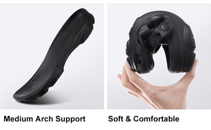 LItfun Adjustable Garden Clogs Breathable Cozy Home Shoes Men Clogs Sandals Arch Support Sandals For Men Classic Clogs Slippers