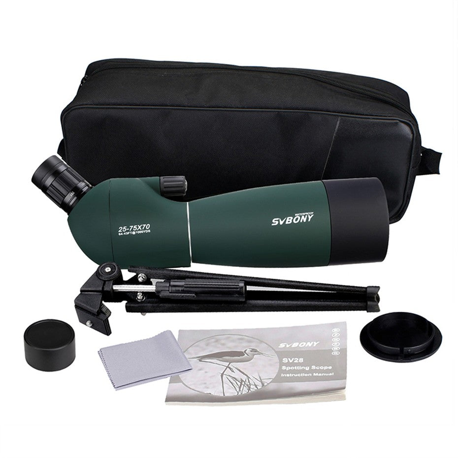 SVBONY 50/60/70/80 Luneta Telescópio Potente com Zoom À Prova D'água Longo Alcance Prisma PORRO para Equipamento de Acampamento de Tiro