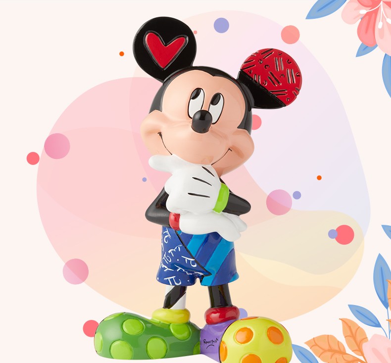 Novo Em Estoque Clássico Personagem de Desenho Animado 6 Polegadas Boneco de Ação Mickey Decoração Pensante Brinquedos Modernos para Crianças Presente Surpresa para Meninas