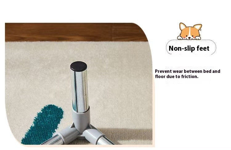 Cama Elevada para Pets com Estrutura em Aço Inoxidável - Cama para Cães Militares para Todas as Estações Removível Lavável Fora do Chão para Pequenos Pets