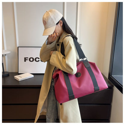 Travel bag Men's and women's tote bag Large capacity travel duffel Yoga exercise  Oxford cloth waterproof fitness bag