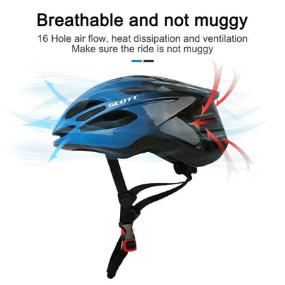Capacete de ciclismo para homem e mulher com 18 aberturas de ventilação, alça ajustável e espuma EPS, certificado CPSC/CE para bicicleta de estrada, MTB, deslocamento.