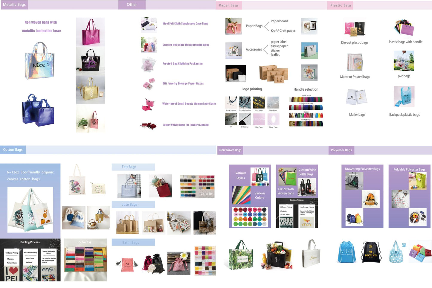 Wholesale 100pcs/Lot Custom Logo Printed Natural Cotton Canvas Shopping Take Out Bags with Double Handles for Trade Show School