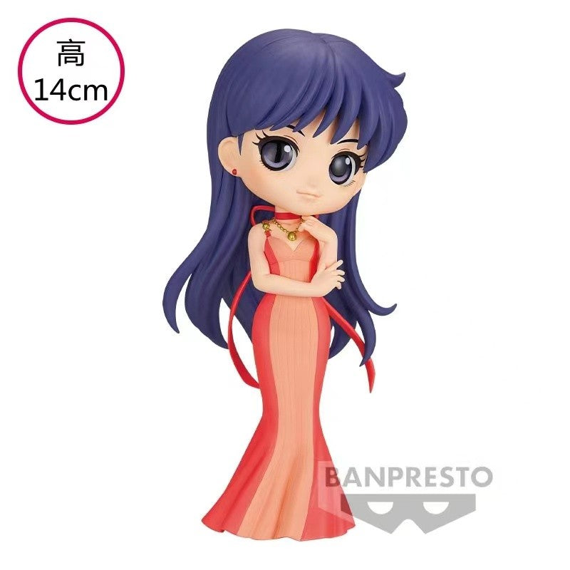 Em Estoque Original Qposket Chibiusa Sailor Moon Tsukino Usagi Kino Makoto PVC Miku Q Posket Brinquedos Fofos Anime Bonecos de Ação Presente