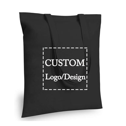 10/20/50Pcs Custom Cotton Tote Bag Eco-friendly Shoulder Bag Lightweight Reusable Shopping Bag Suitable For Promotions Gifts