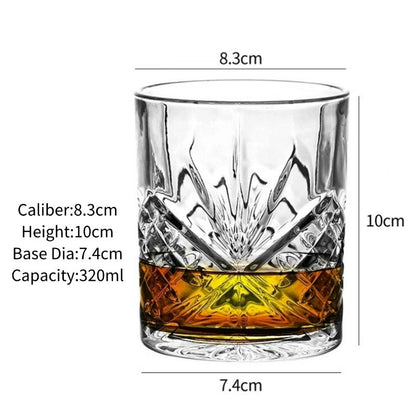 Copos de Uísque,Copo de Uísque Gravado,Copos de Uísque Old Fashioned,Copos de Scotch Clássicos,Presente Perfeito para Amantes de Scotch