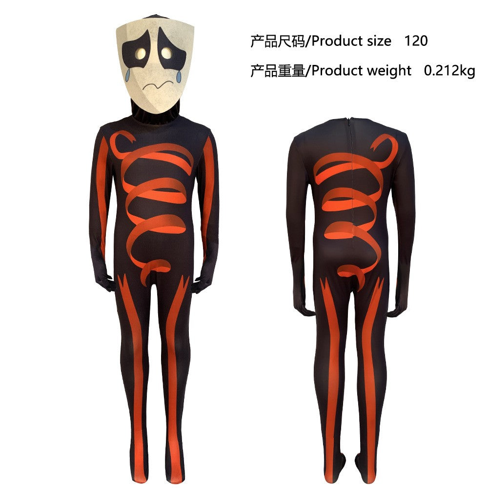 The Amazing Digital Freak Circus Pomni Cosplay Costume Kids Adults Caine Kinger Jumpsuit Tight Fitting Outfit Halloween Costumes