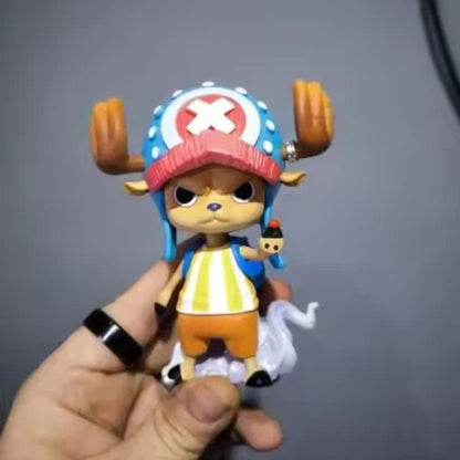 New 10cm One Piece Anime Figures Tony Tony Chopper Figure Cute Pvc Statue Collection Model Birthday Gifts Custom Toys Pre-Salo