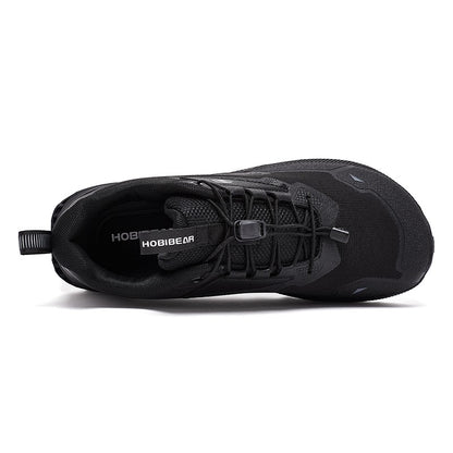 HOBIBEAR Unisex Running Shoes Elastic Band Hiking Sneakers Lightweight Breathable Casual Shoes