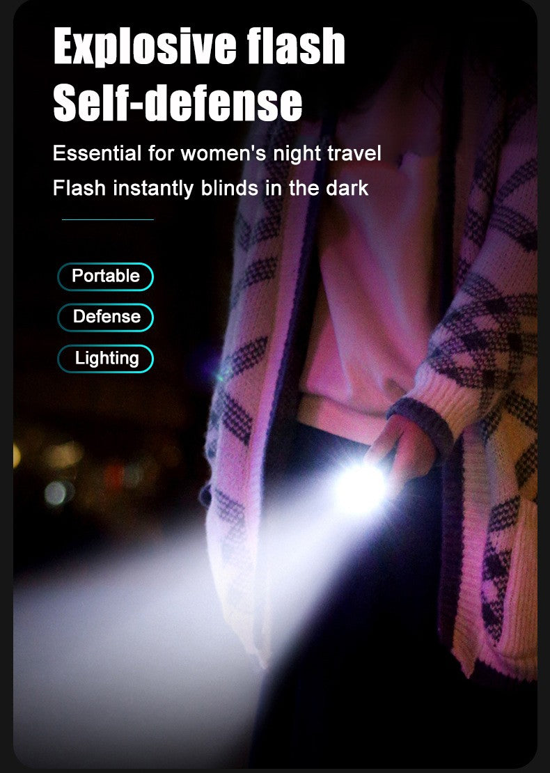 Powerful 3*SST20 LED Flashlight 18350 Super Bright Portable Torch Lamp Rechargeable Waterproof with CAP CLIP for Hiking Camping