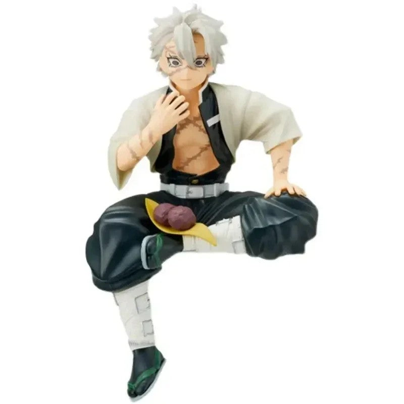 Demon Slayer Bonecos de Anime 15cm Modelo Kimetsu No Yaiba Bonecos de Ação Nezuko Zenitsu Giyuu Kyoujurou Mitsuri Brinquedos de Boneca para Crianças