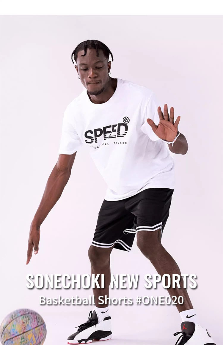 Knee Length Basketball Shorts Men Striped Loose Running Sport Gym Dry Fit Mesh Breathable Fitness Training Workout Bottom Male