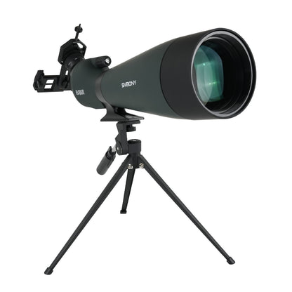 Svbony 25-75x100mm SV28A Lunetas de Observação Anguladas com Tripé e Adaptador de Telefone Telescópio FMC para Observação de Pássaros Observação Diária