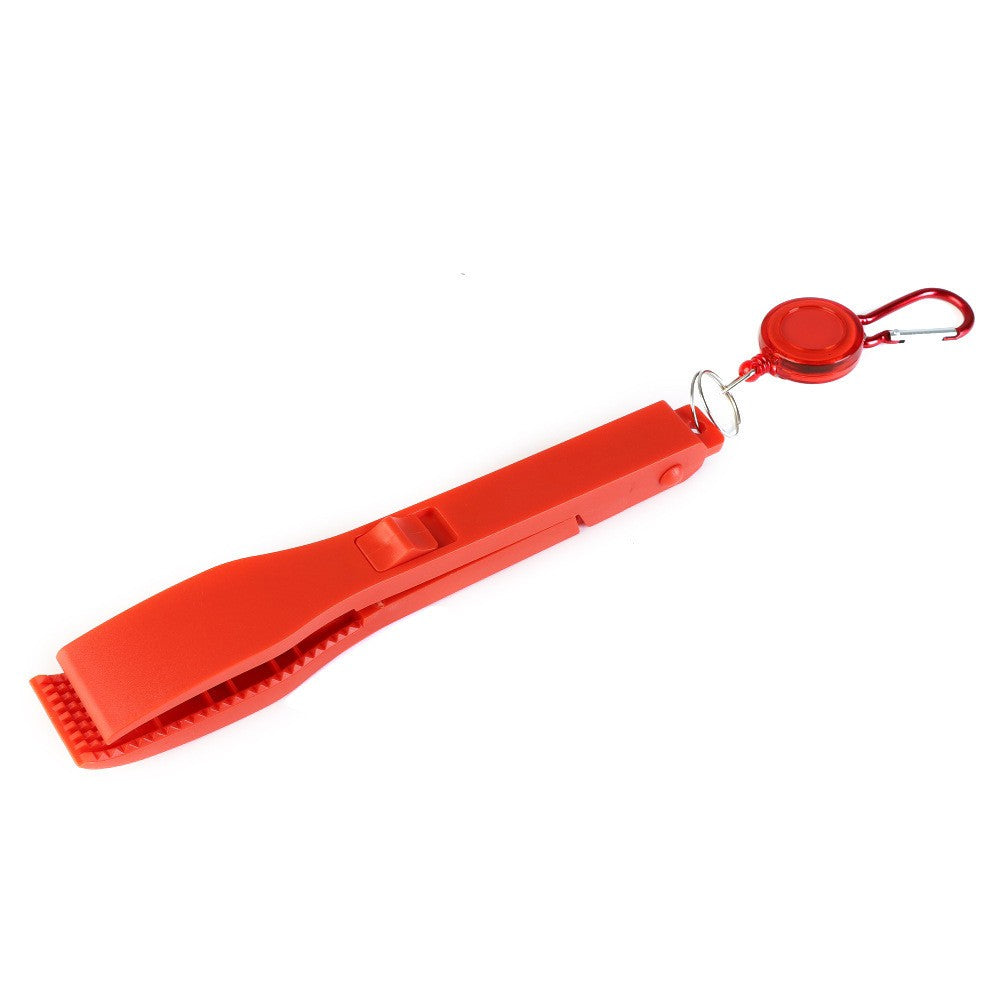 Color Random Multifunctional Fishing Fish Clip Hand Controller Tackle Tool Body Grip Clamp Gripper Grabber with Lock Switch