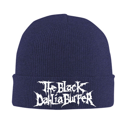 THE BLACK DAHLIA MURDER Gorros de Banda Chapéus de Tricô Masculino Feminino Y2K Legal Elástico Outono Bonés de Ginástica Design Toucas