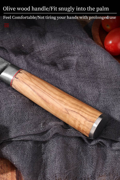 Faca de Chef Aço Damasco 67 Camadas Lâmina VG10 Cabo de Madeira Cutelo para Carne Legumes Faca de Cozinha Japonesa Nakiri Messer