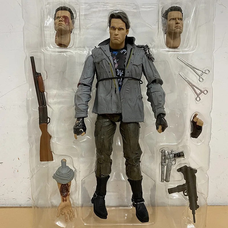 NECA Figure Terminator 2 Judgment Day T800 Sarah Connor T-800 Arnold Schwarzenegger Commando Action Figure Model Collectible Toy