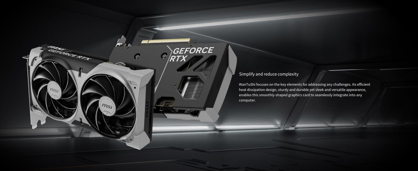 Placa de Vídeo para Jogos MSI GeForce RTX5060 VENTUS 2X 8G OC 8GB GDDR7 128 bits 8 pinos DP PCI-E 5.0x16 Desktop Completamente Nova